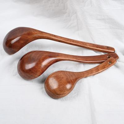 China Hot Selling Wooden Spoon Viable Kitchen Tableware Household Wooden Spoon for sale