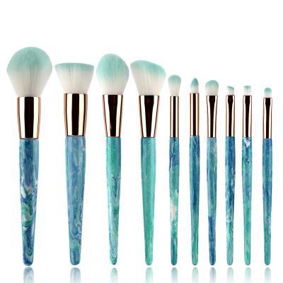 China Stone Brush Beauty Fan Foundation Soft Foundation Makeup Brush Skin-friendly Makeup for sale