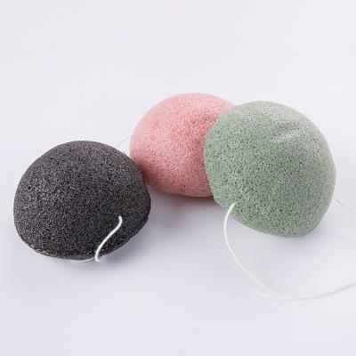 China Face Cleanser Washable Reusable Reusable Makeup Remover Pad Remover Reusable Makeup Remover Organic Konjac Facial Massager Tool Makeup Cleansing Sponge OEM ODM Seller for sale