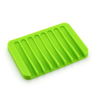 China Traditional Eco Friendly Soft Home Bar Bathroom Silicone Shower Soap Saver Holder for sale