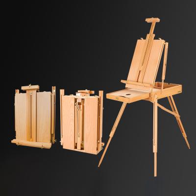 China Art Easel Adjustable Wood Tripod Easel Easel Painting Table Stand for Sketching for sale