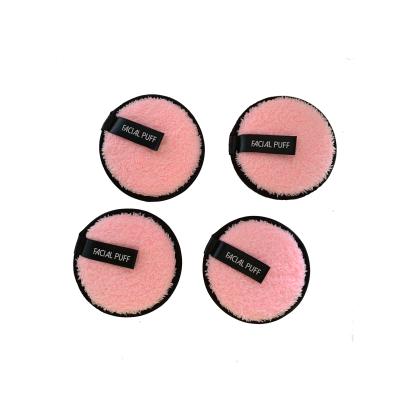 China Soft Touch 9.5 cm Microfiber Makeup Remover High Quality Washable Magic Cotton Pads For Face for sale