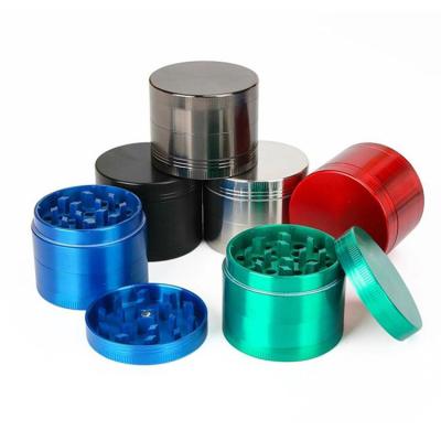 China Custom Logo New Grinder Smoking Pipe Herb Weed Grinders HG01 Tobacco Metal Zinc Alloy 4 Layers Smoke Grinder for sale