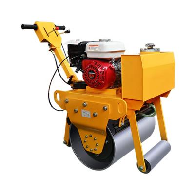 China Stores Small Construction Material Mini Compactor Road Roller Vibratory Diesel / Gasoline Walk Behind Road Roller for sale