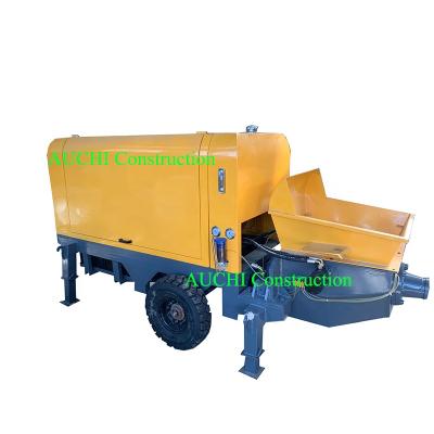 China Construction Engineering CE Certificated Hbt Series Mini Concrete Trailer Pump With 100m Lines For Free for sale