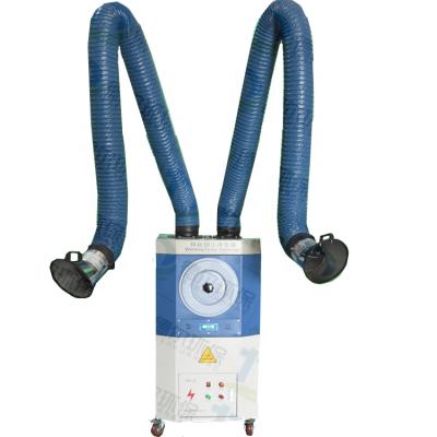 China Building Material Stores Customized Portable Welding Fume Extractor With Head Filter Cartridge And Fume Extraction Hood for sale