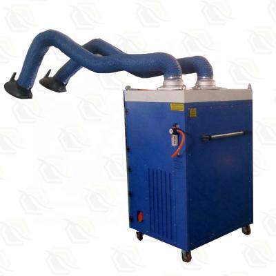 China Building Material Stores Mobile Welding Fume Extractor and Portable Smoke Scrubber with Dual Fume Extractor Arms, DER-VE3600S for sale