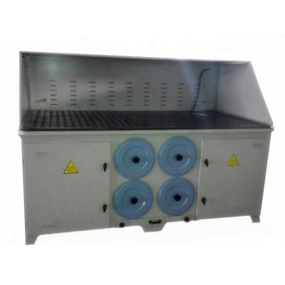 China Industrial Grinding Dust Downdraft Table Steam Grinding Extractor for sale