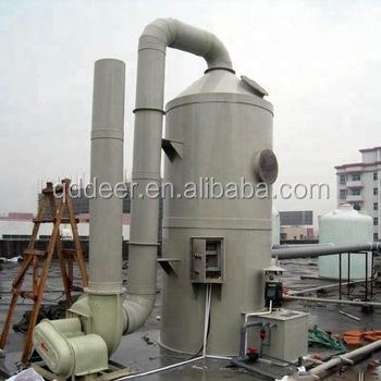 China Building Material Shops Factory Gas Disposal Machinery Exhaust Wet Gas Scrubber Tower/Waste Gas Scrubber Column for sale