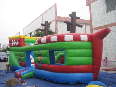 China inflatable obstacle course / inflatable ship obstacle course for kids play for sale