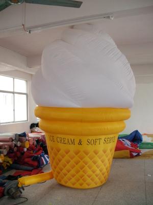 China inflatable product model replica / inflatable advertising giant icecream for sale