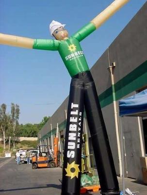 China Inflatable air dancer / air tubes / inflatable sky man double leg air man for sale