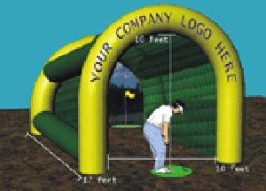 China Inflatable sports / inflatable golf ball shooting  / inflatable sport games for sale