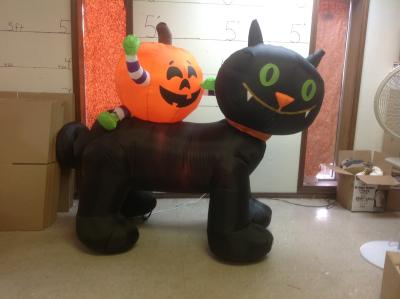 China Inflatable christmas / halloween / inflatable festival cartoon / inflatable cat & pumpkin for sale