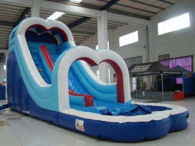 China large inflatable pool slide for playground for sale