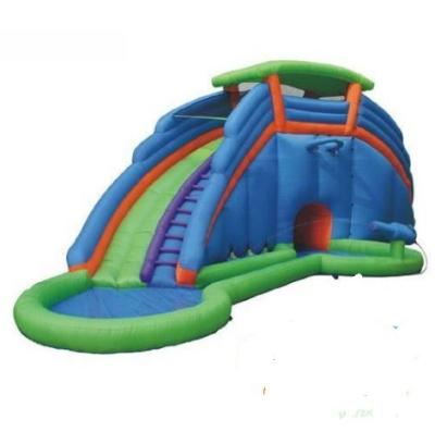 China Most funny and exciting summer popular inflatable pool slide for sale