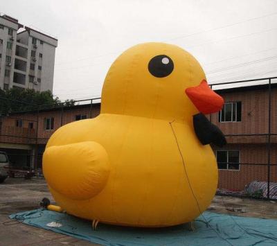 China Advertising Inflatable Model with yellow duck model for sale