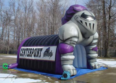 China inflatable knight  helmet tunnel /inflatable tunnel entrance for event sports for sale