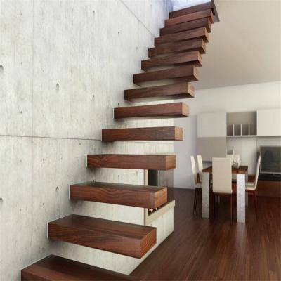 China CBMmart Modern Decorative Indoor Acacia Wood Stair Parts Treads Stair Step for sale