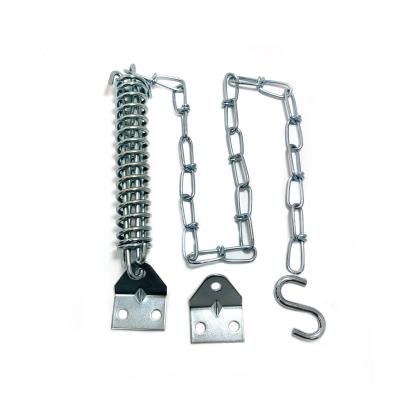 China Wind Door Stop Slamming Single Door Spring Crash Chain Door Guard For Door for sale