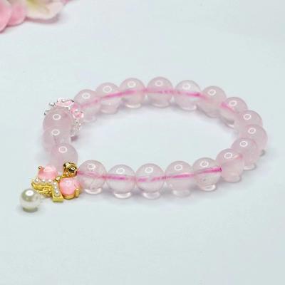 China CLASSIC Pink crystal bow bracelet Z1Z28-053 for sale