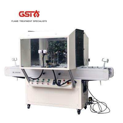 China Factory GS-500-4HCS PP Plastic Hard Hat Safety Helmet Flame Treatment Machine for sale