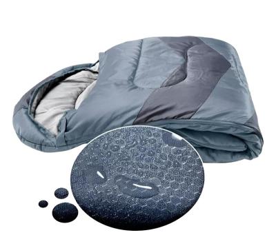 China Hot Selling Sleeping Bag+Comforter+Cushion Light Cotton Down Shape Camping Cheap Human Sleeping Bag for sale