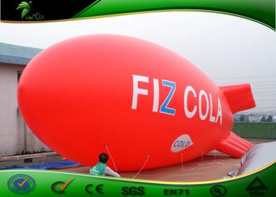 China Amusement Park Giant Inflatable Zeppelin Advertising Tethered Blimp for sale