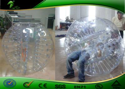 China Amazing Transparent Inflatable Human Bumper Ball For Children / Zorb Ball Football for sale