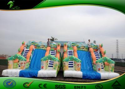 China Huge Inflatable jumping Castle With Slide / Durable PVC Inflatable Combo for sale