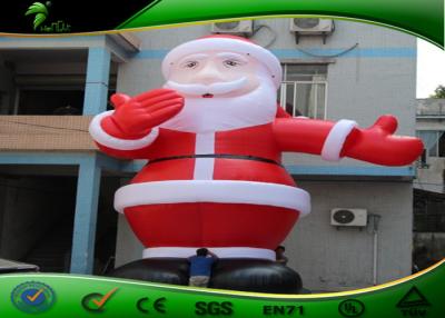 China Oxford Inflatable Christmas Yard Decorations 20ft Giant Inflatable Santa Claus for sale