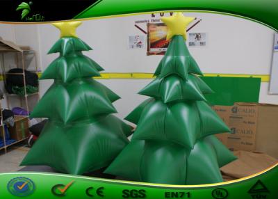 China Outdoor Inflatable Holiday Decorations 1.8mH Green Inflatable Christmas Tree for sale