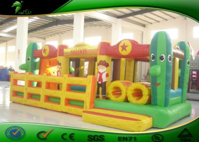 China Wonderful Toddler Bouncy Castle Slide Outdoor Inflatable Obstacle Course for sale