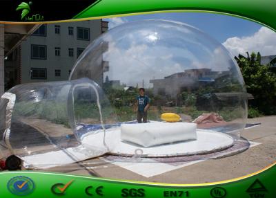 China Environmental PVC Inflatable Bubble Tent , Clear Inflatable Party Tent for sale