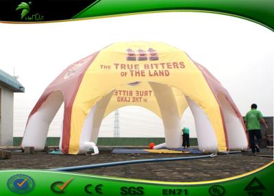 China Aluminium Alloy Pole Inflatable Air Tent , Big Outdoor Inflatable Event Tent for sale