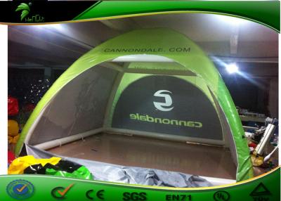 China Green Printing Inflatable Exhibition Tent Fireproof Strong European Style for sale