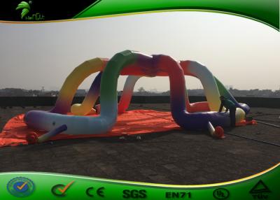 China Oxford Cloth Inflatable Air Tent , Rainbow Color Inflatable Dome Tent for sale