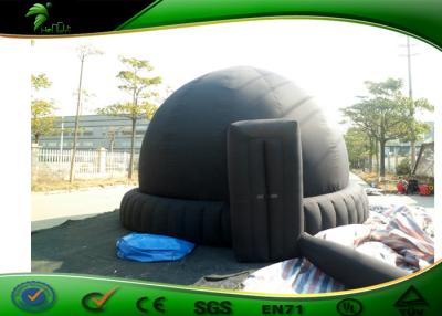 China Projection Inflatable Planetarium Tent 6m Black Single Layer Air Dome Tent for sale