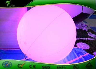 China Inflatable Lighting Decoration /  Dia 1m Attractive PVC LED Lighting Balloon / Colorful Infalatable Light ball for sale