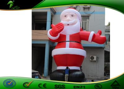 China Huge Inflatable Holiday Decorations Santa Claus For Advertising 2 - 3 Years Warranty for sale