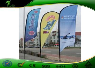 China Strand Openlucht Decoratieve Vlaggen en Banners die de Tribune van de Strandvlag adverteren Te koop