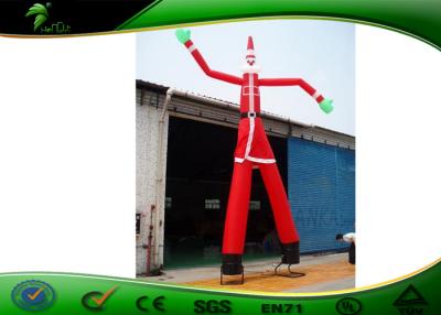 China Christmas Clown Advertising 2 Legs Inflatable Advertising Man With Oxford Cloth for sale