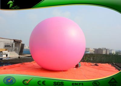 China PVC Pink Inflatable Giant Balloon / Inflatable Advertising Helium Balloons For Events for sale