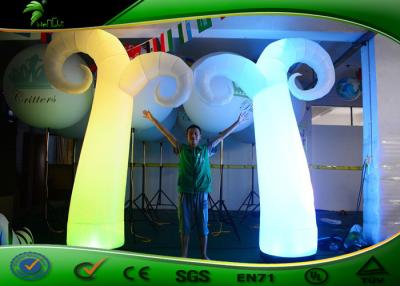 China LED Advertising Inflatable Lighting Decoration / Inflatable Air Tube With Air Blower for sale