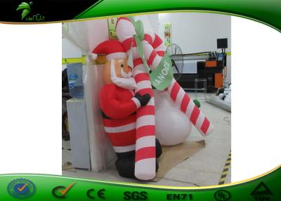 China Advertising Outdoor Inflatable Holiday Decorations Christmas Inflatable Santa Arch for sale