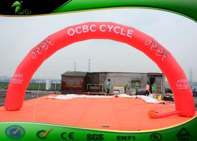 China Durable PVC Inflatable Arches / Red Advertising Inflatable Archway 10 * 4M for sale