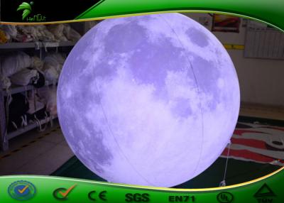 China Esfera gigante del helio del planeta los 2M del LED de la luna del globo ligero inflable inflable de la forma en venta