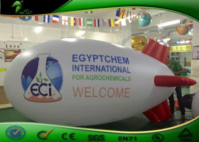 China Customized Helium Advertising Blimps 4M Long Inflatable Advertising Airship for sale