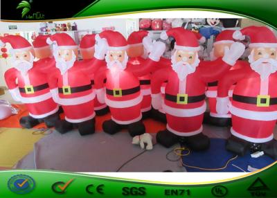 China Cute Christmas Santa Claus Inflatable Holiday Decorations / Airblown Christmas Model for sale