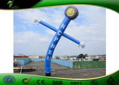 China Customized 6M Tall Inflatable Air Dancers / Sky Dancer Double - Triple Stitch for sale